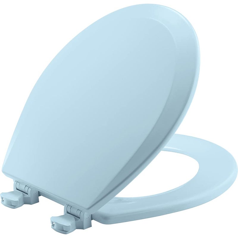 Bemis 500EC 464 500EC464 Toilet Seat, 1 Pack Round, Dresden Blue - Image 1